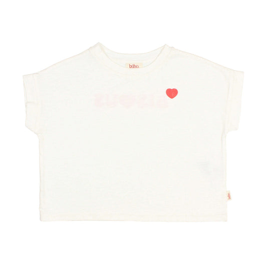 Bisous T-Shirt von Búho, Gr. 3-8 Jahre, Farbe: white