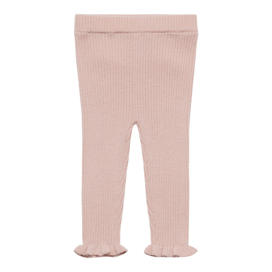 Strickhose mit Rüsche aus Merinowolle von Fub, 56-92, Farbe: pale rose