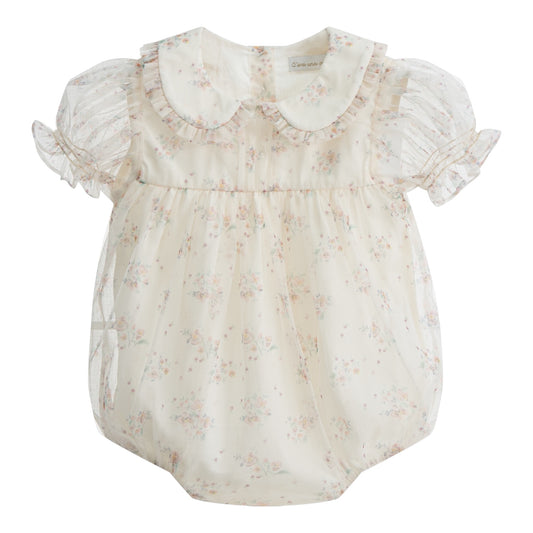 Romper Vienna von C'era una volta, Gr. 3-24 Monate, Farbe: cream flower