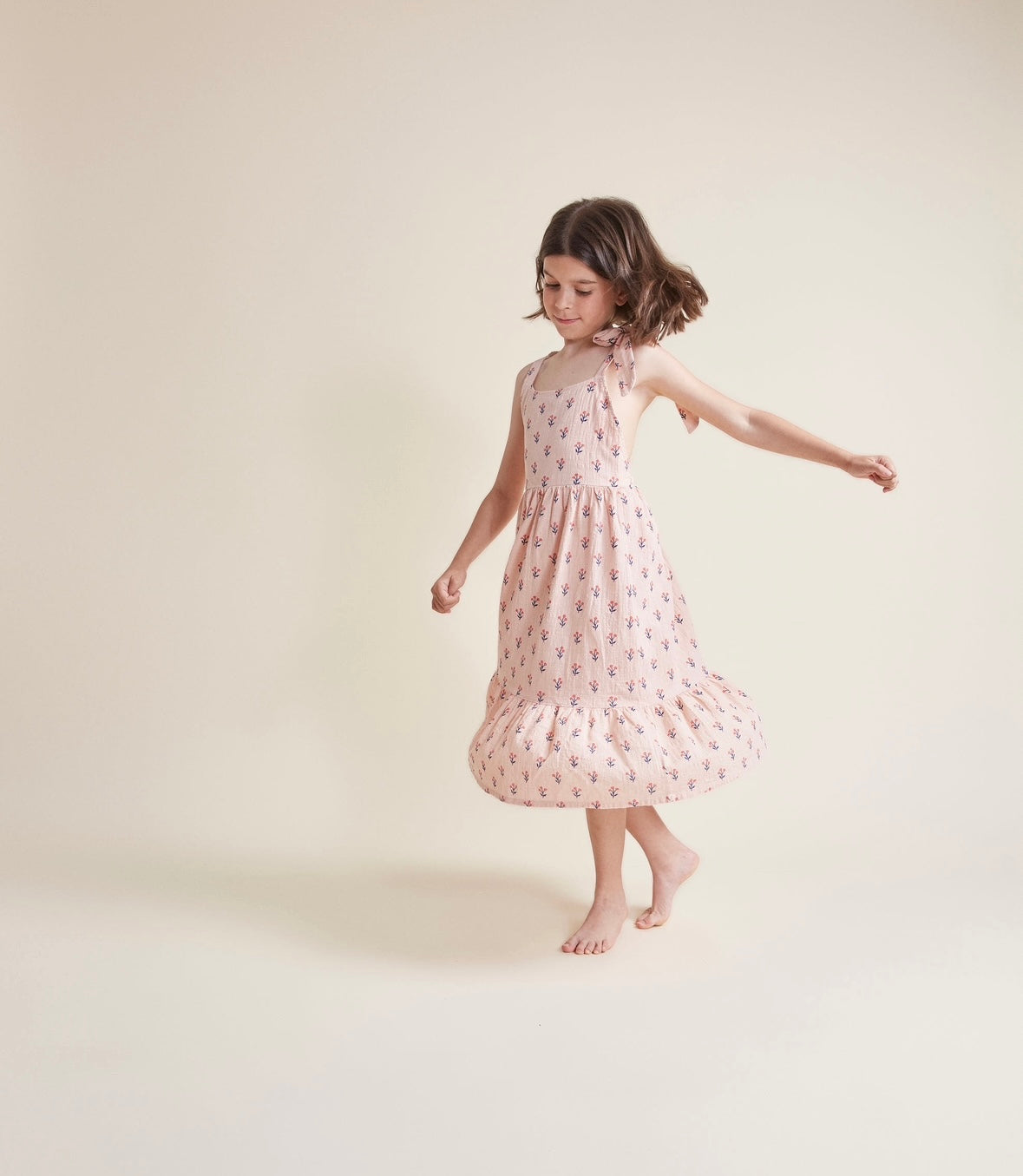 Midi-Kleid Capri von Búho, Gr. 3-6 Jahre, Farbe: rosé