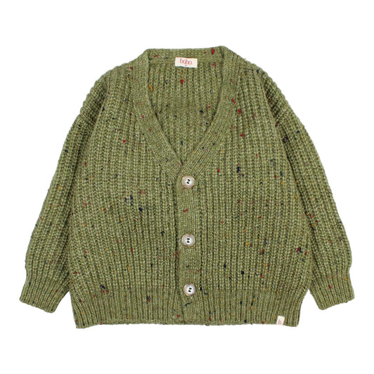 Cardigan von Búho, 3-6 Jahre, Farbe: green tea