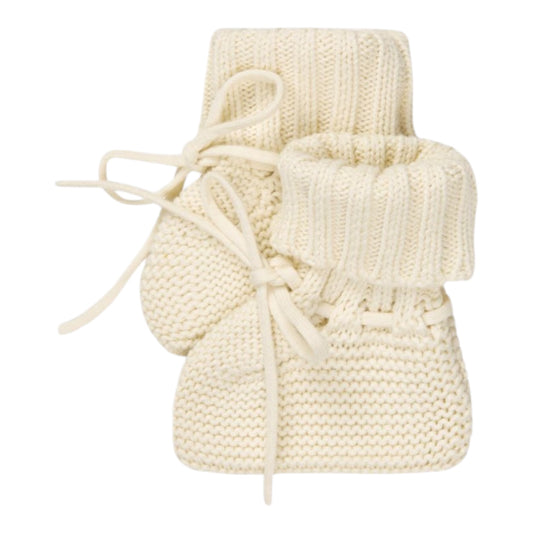 Babysöckchen von Fub aus 100% Bio-Baumwolle, Gr.56-80, Farbe: ecru