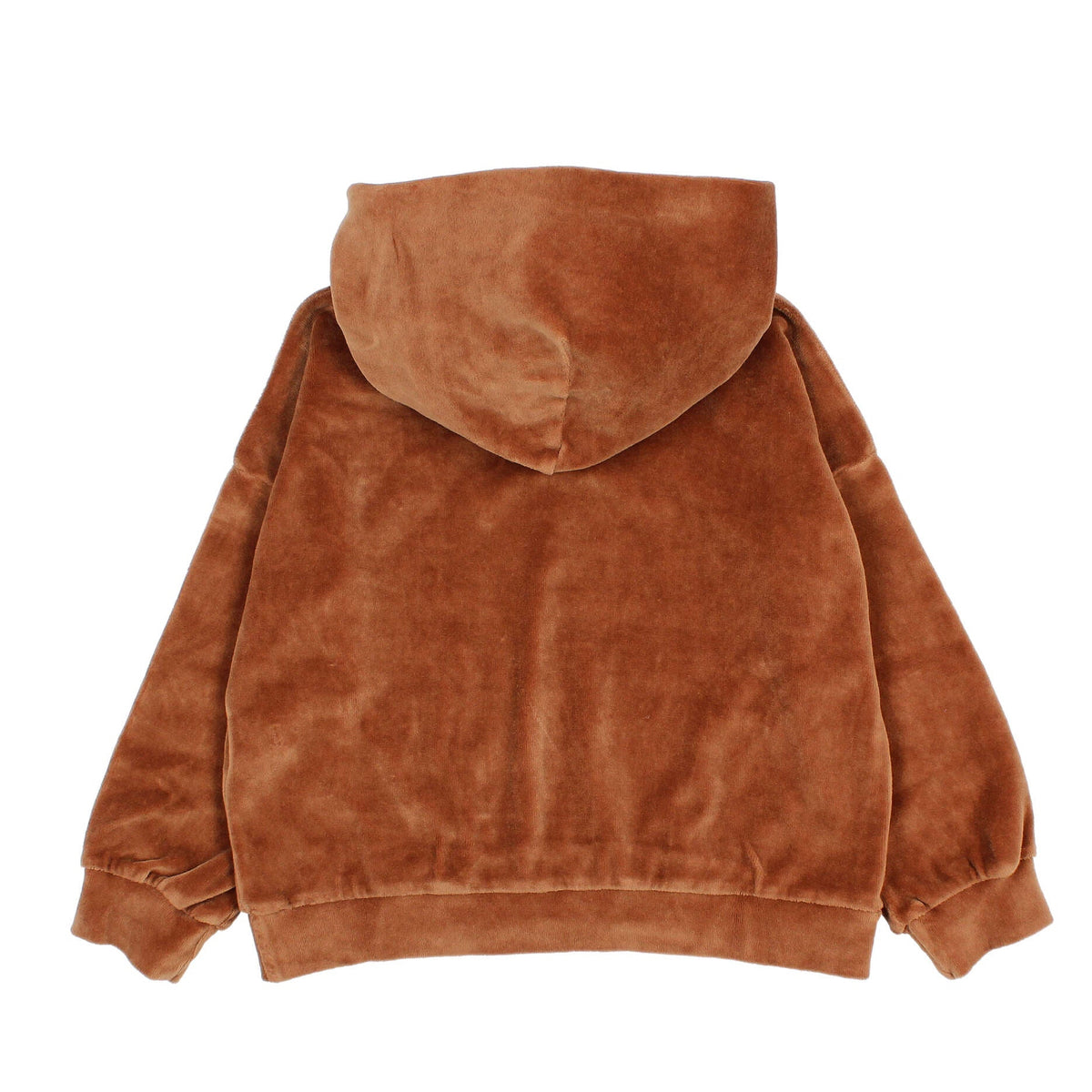 Velvet Hoodie von Búho, 3-6 Jahre, Farbe: cookie
