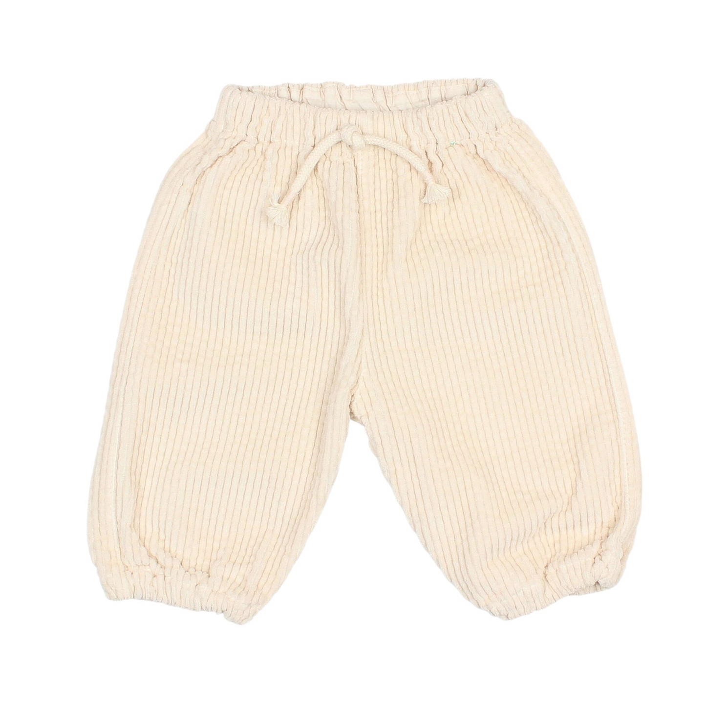 Pantalón de pana de Búho, talla 3-24 meses, color marfil