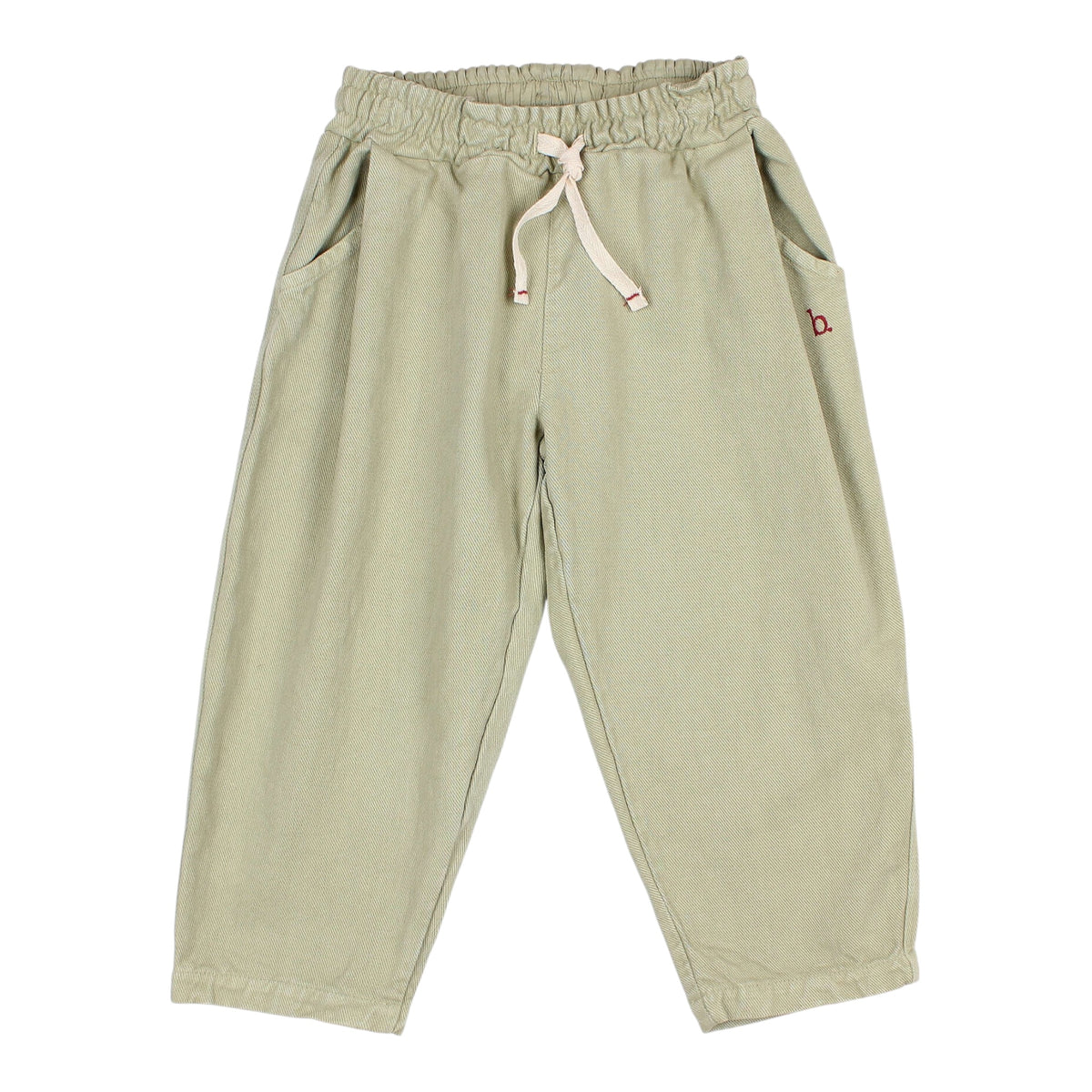 Drill Girly Pants von Búho, 3-6 Jahre, Farbe: green tea