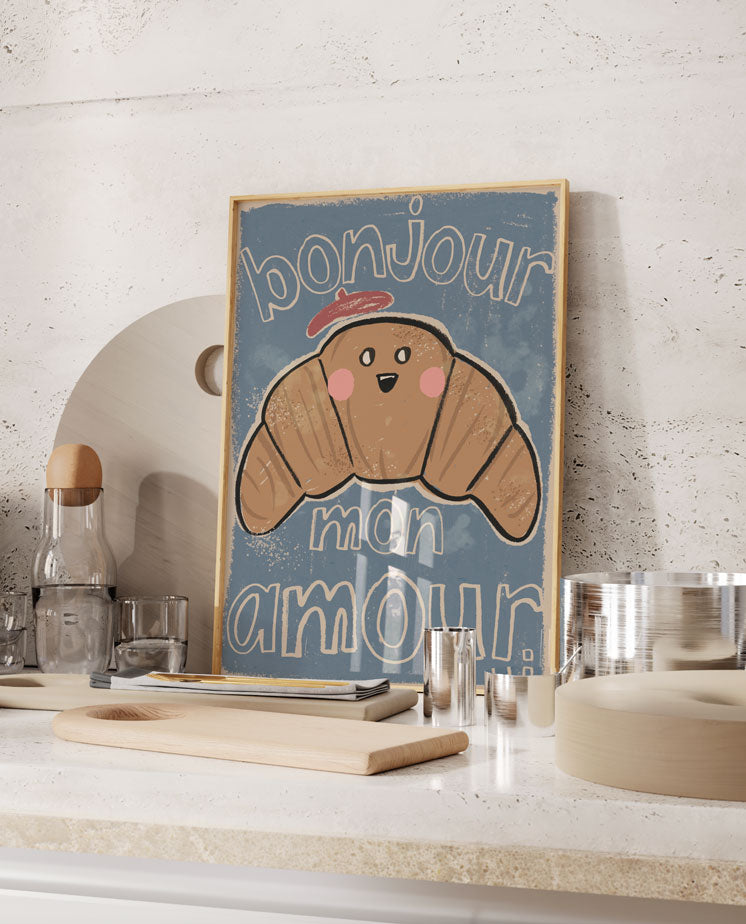 Als Inspiration für Dich: Poster Croissant von Studio Loco