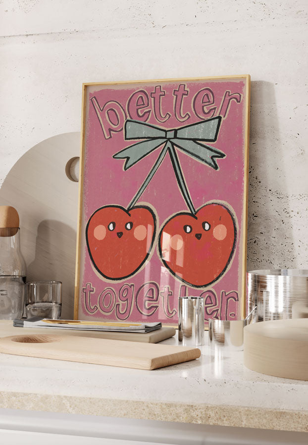 Poster Kirschen von Studio Loco