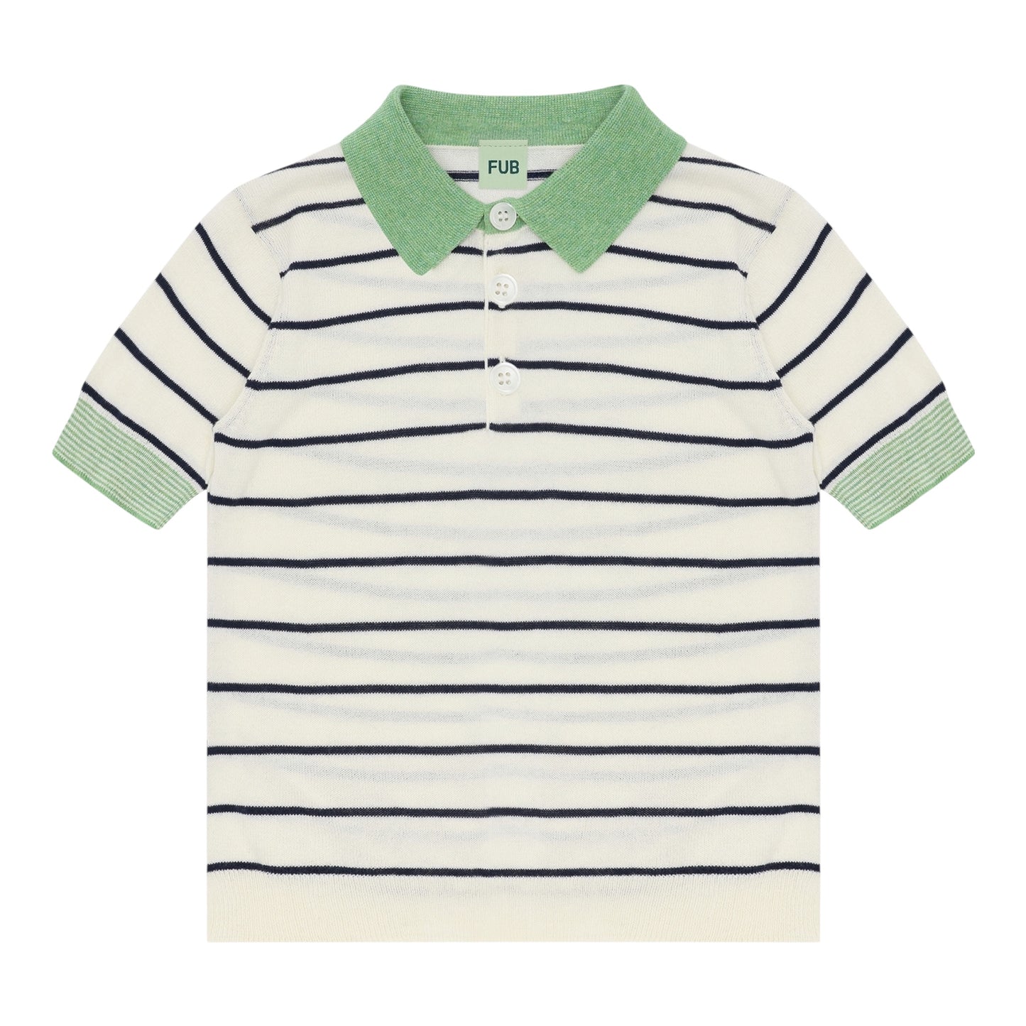 Striped Polo von Fub, Gr. 80-130, Farbe: ecru/dark navy