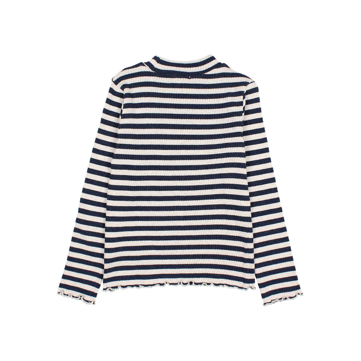 Camiseta de rayas, tallas: 4+6 años, color: azul marino