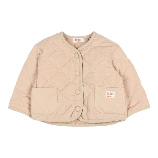 Soft Velour Jacket von Búho, 9-24 Monate, Farbe: bisquit