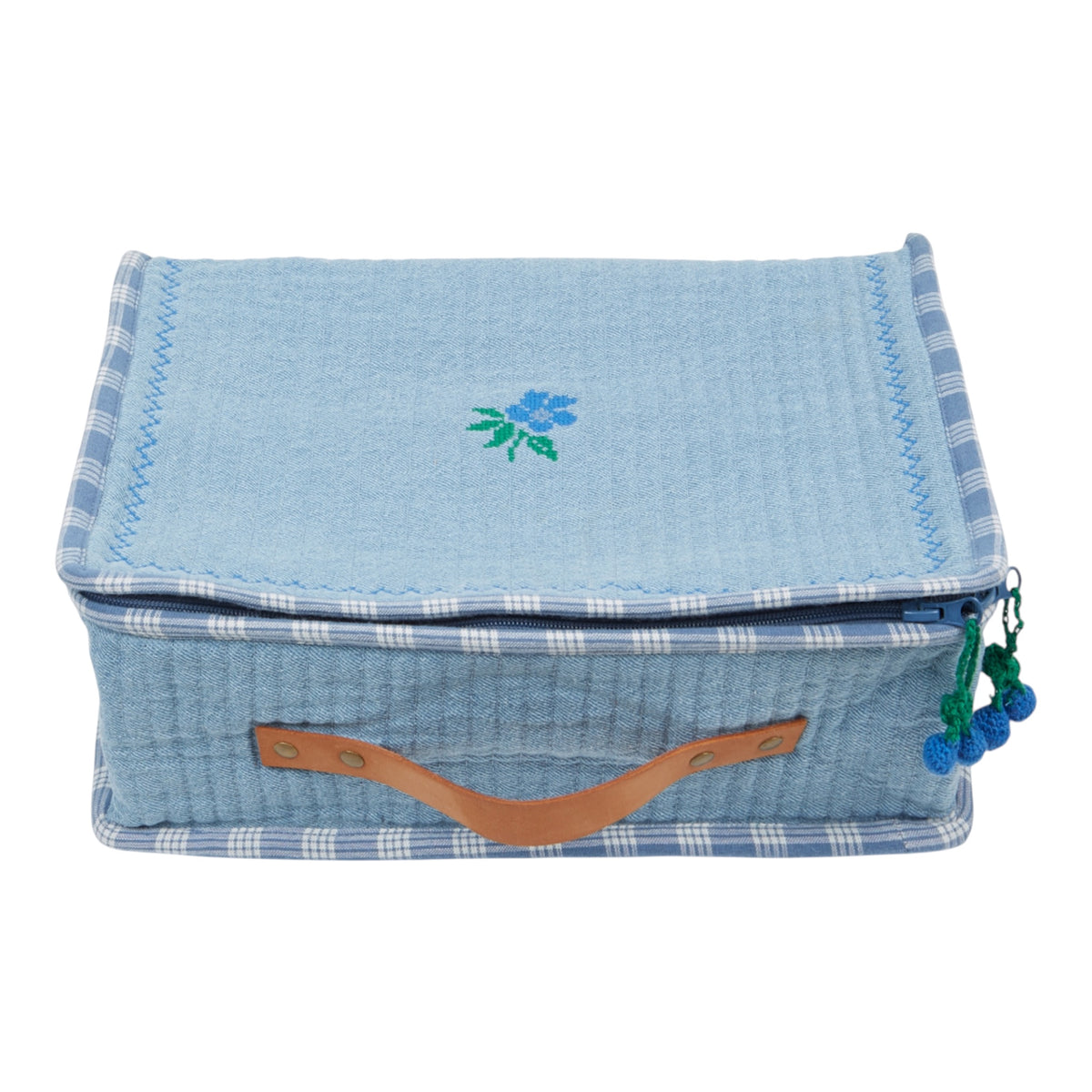 Koffer aus 100 % Baumwolle von Emile et Ida, Farbe: denim