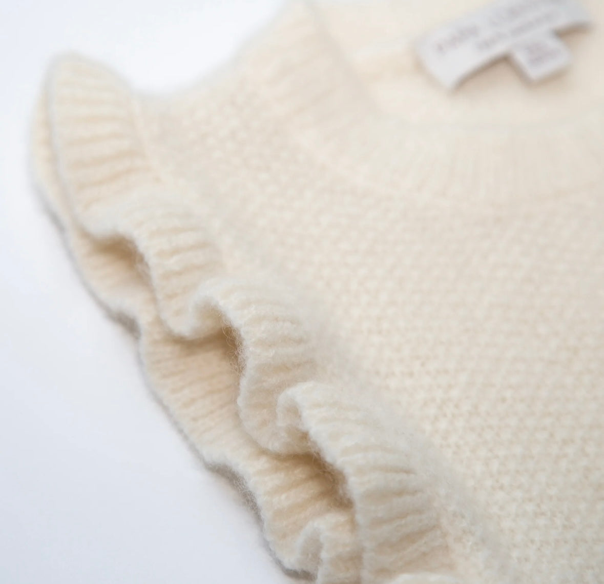 Cashmere vest by Papa Lobster, sizes 86-176, color: off white