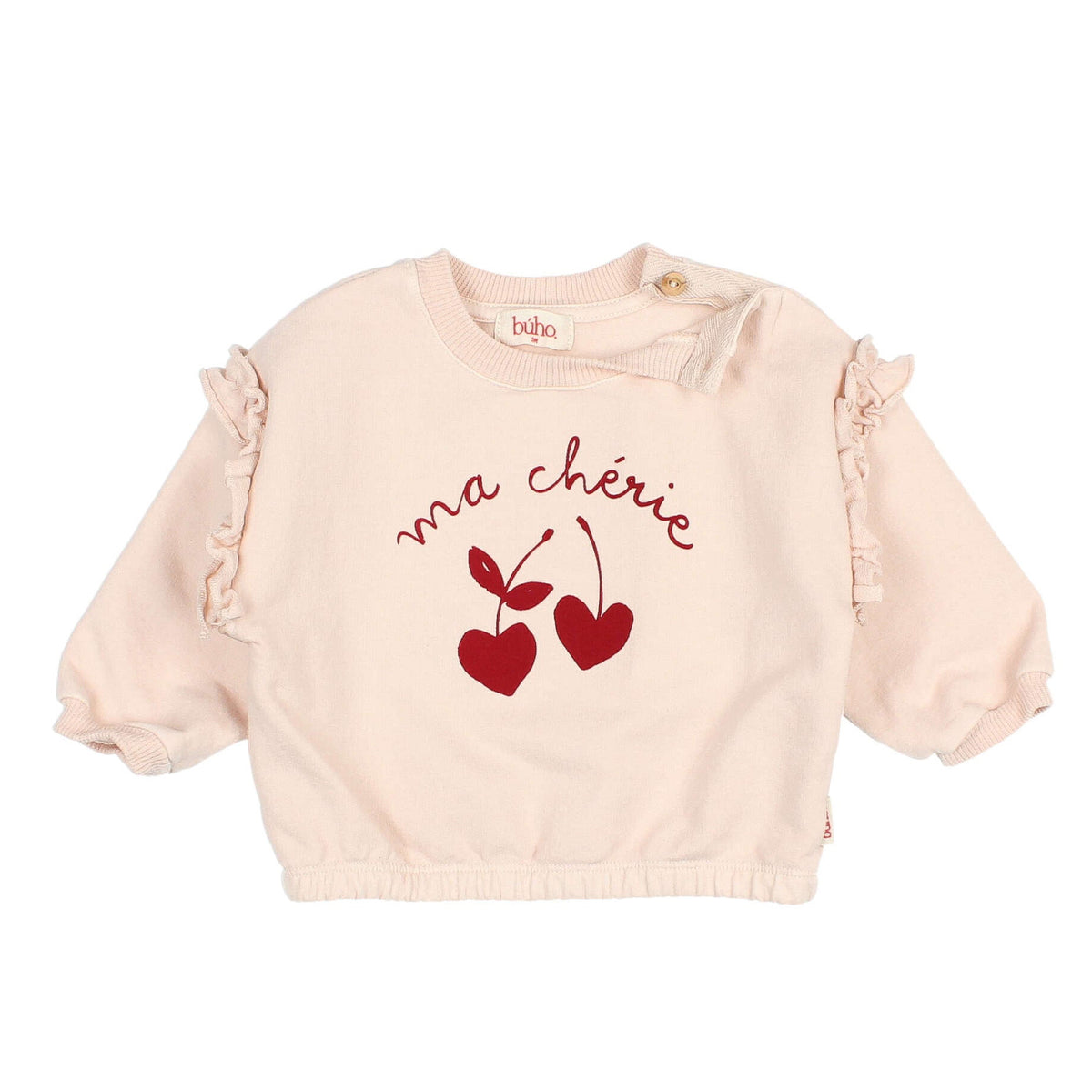 Chérie Sweatshirt von Búho, 6-24 Monate, Farbe: cream pink