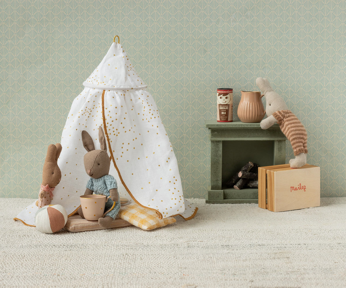 Kamin, Miniatur - Grün von Maileg