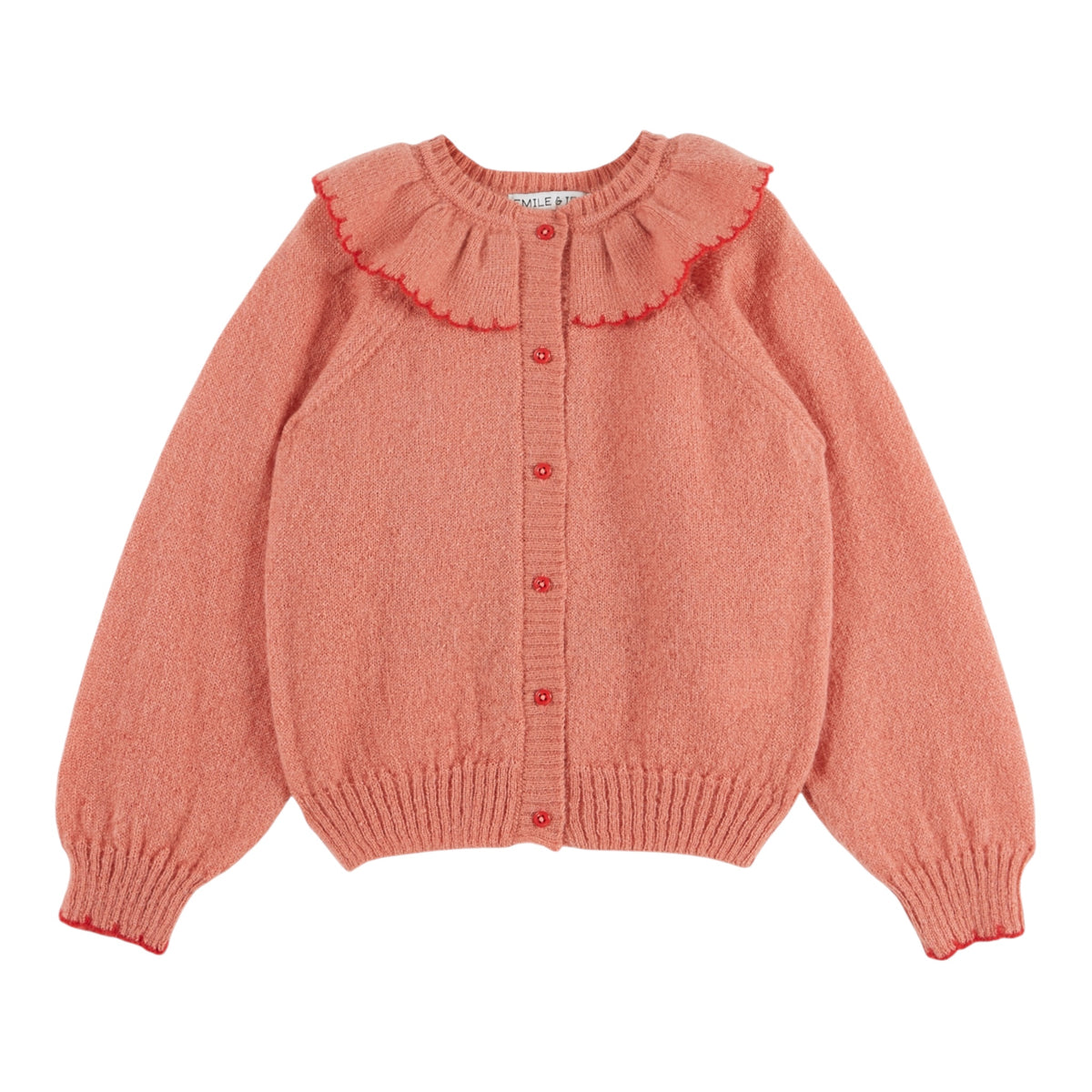 Cardigan von Emile et Ida, 3-6 Jahre, Farbe: rouge