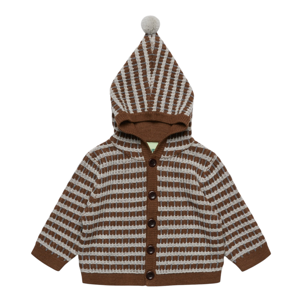 Baby Multi Cardigan von Fub, 62-92, Farbe: hazel melange/ light grey