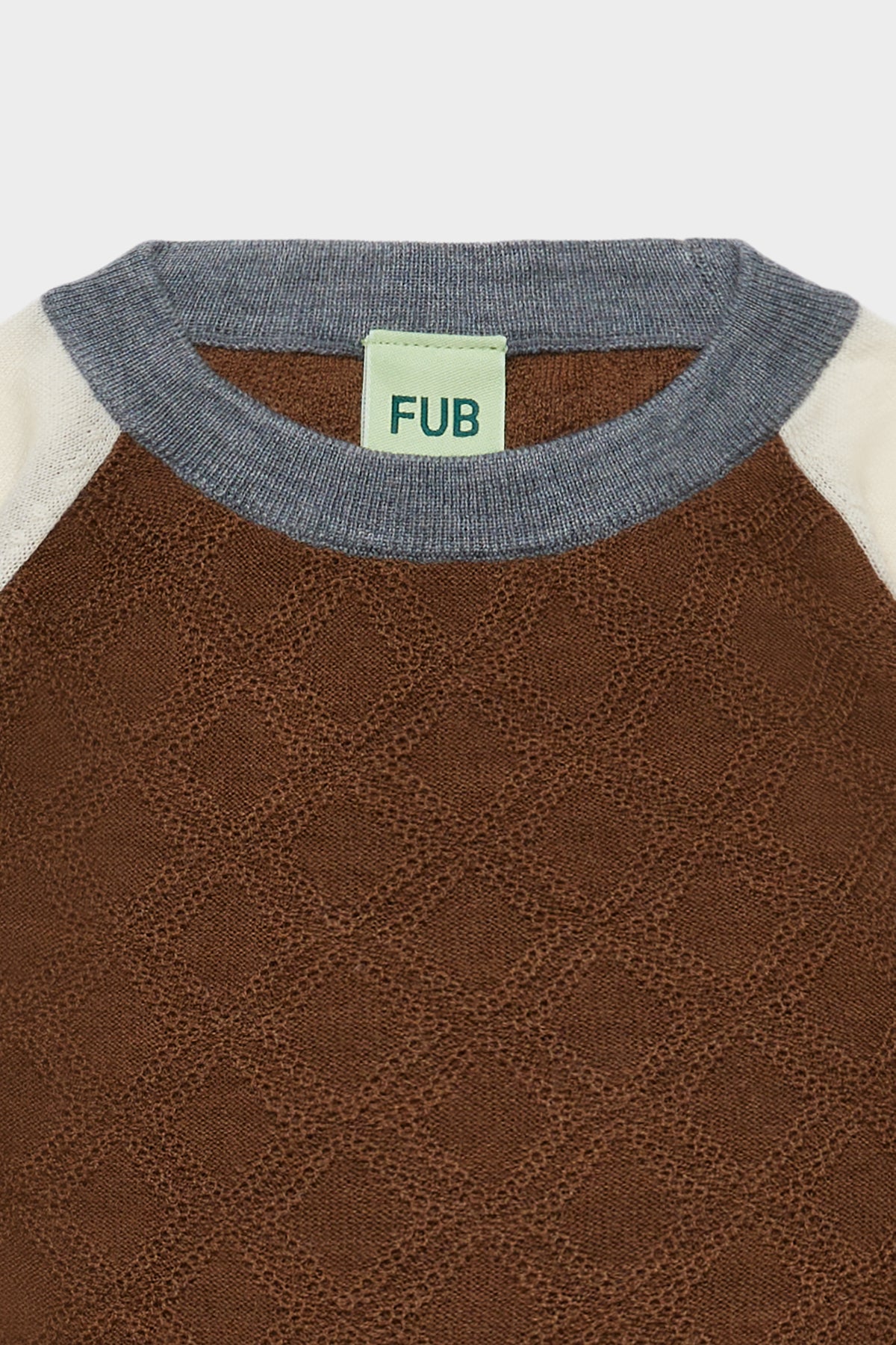 Colour Block Pullover von Fub, 90-130, Farbe: hazel melange