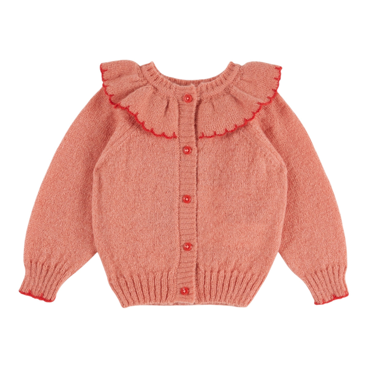 Cardigan von Emile et Ida, 6-24 Monate, Farbe: rouge