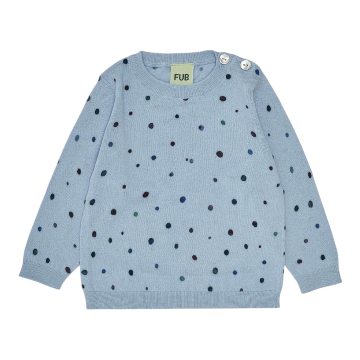 Shirt von Fub aus 100% Bio-Baumwolle, Gr. 56-100, Farbe: glaicer/dot