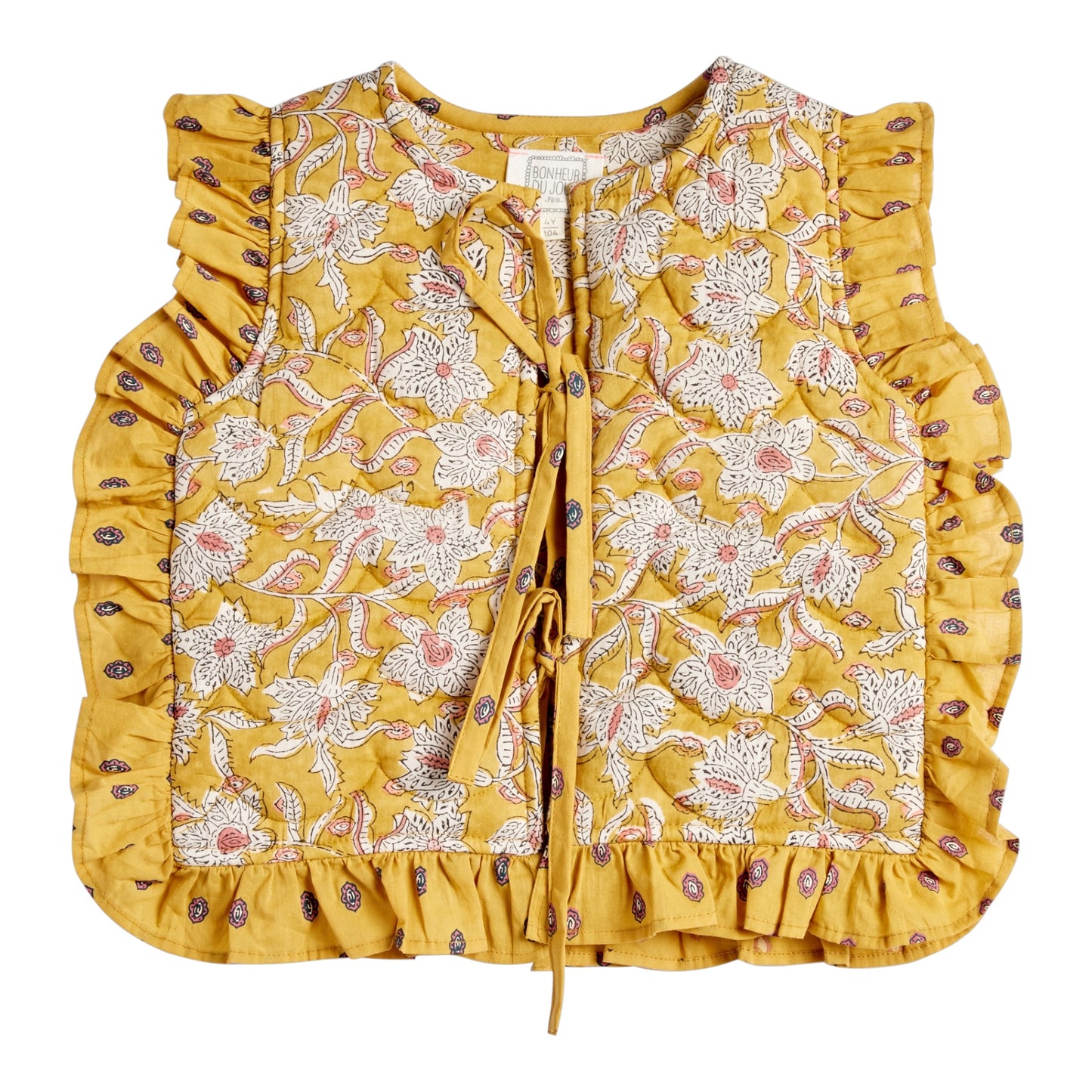 Chaqueta de Bonheur du jour Paris, talla 4-8 años, color: cúrcuma