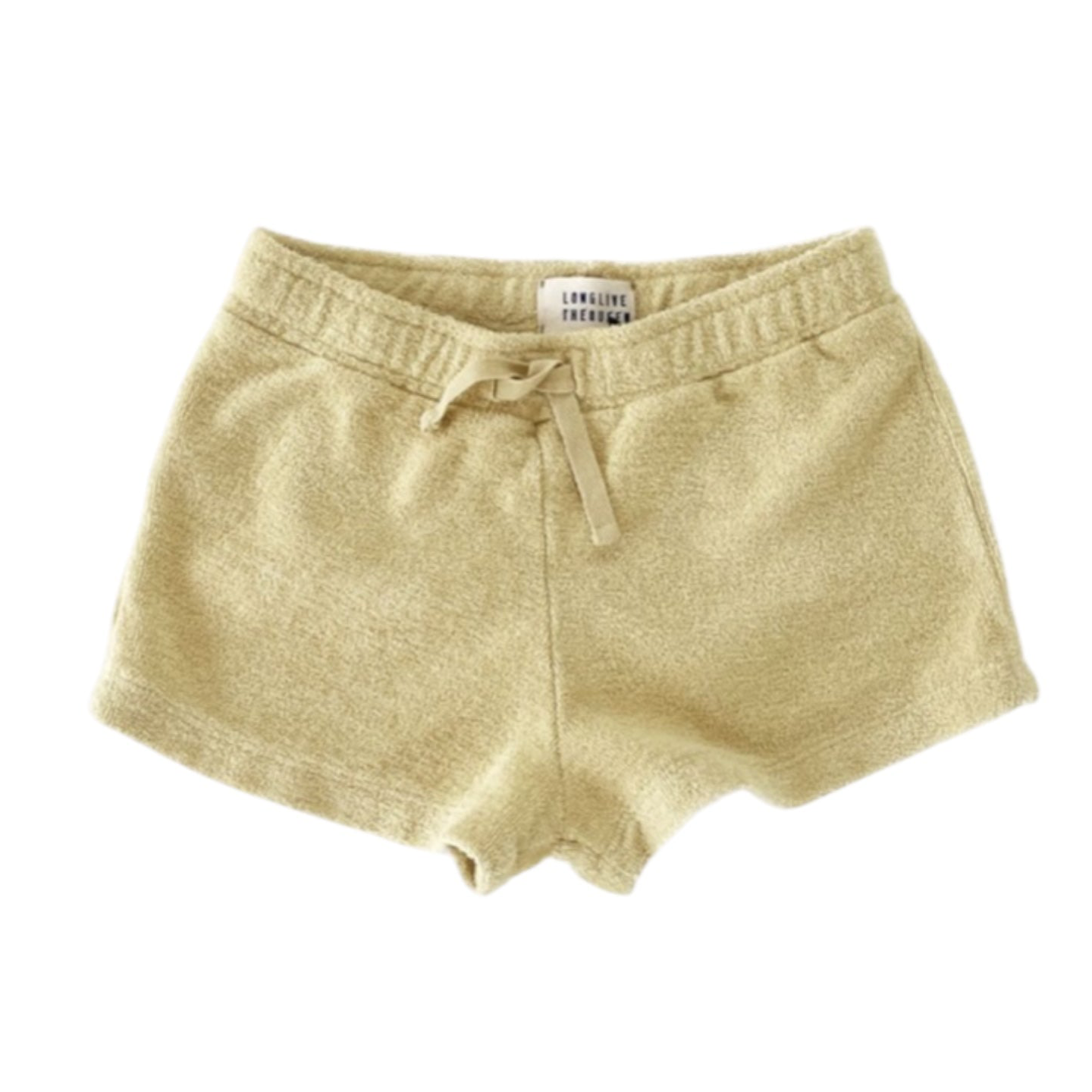 Terry shorts by Longlivethequeen, size 6-10 years, color: pale yellow