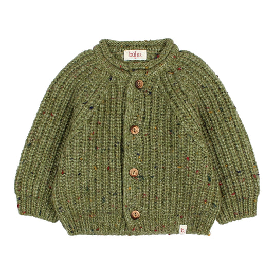 Cardigan von Búho, 6-24 Monate, Farbe: green tea