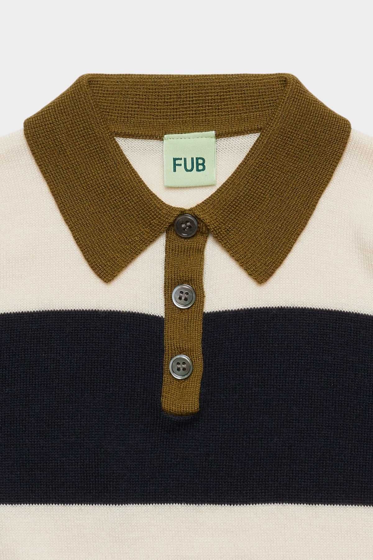Gestreiftes Polo von Fub, 80-130, Farbe: ecru/dark navy