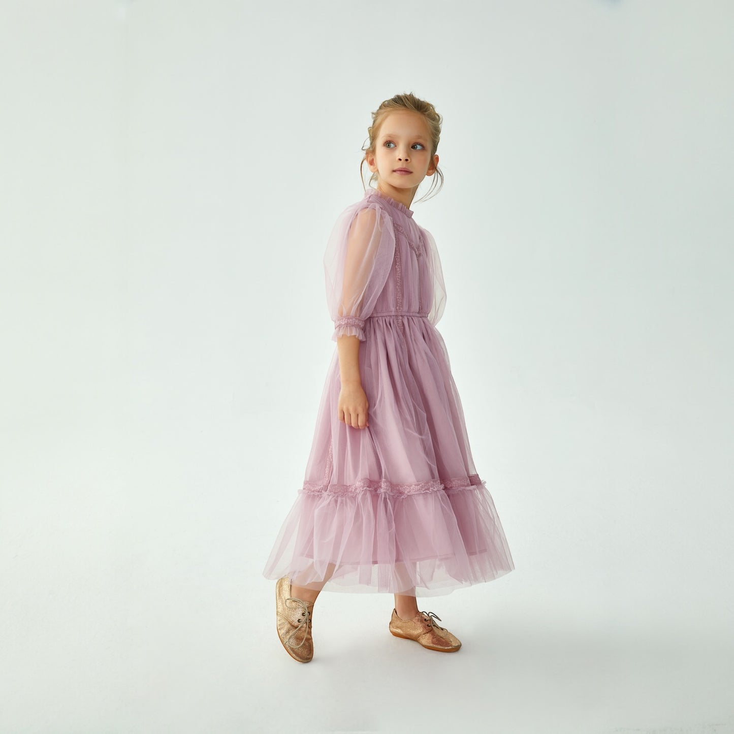 Kleid Donna von C'era una volta, Gr. 4-8 Jahre, Farbe: lilac