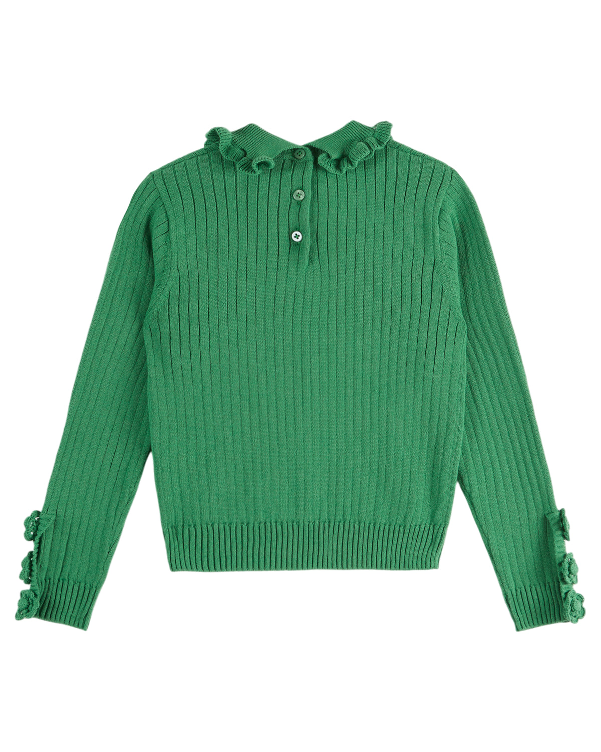 Baumwollpullover von Emile et Ida, 3-6 Jahre, Farbe: olive