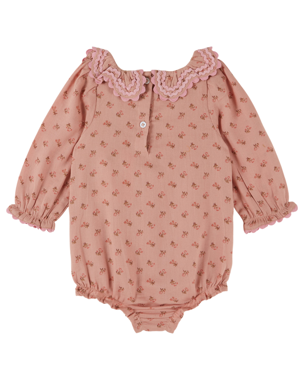 Gemusterter Romper von Emile et Ida, 3-24 Monate, Farbe: rosmarin