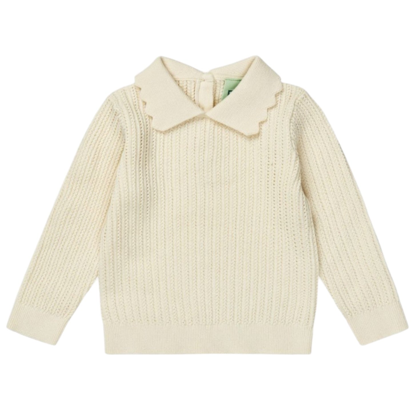 Pointelle Ripp-Bluse von Fub aus 100% Bio-Baumwolle, Gr. 62-92, Farbe: ecru