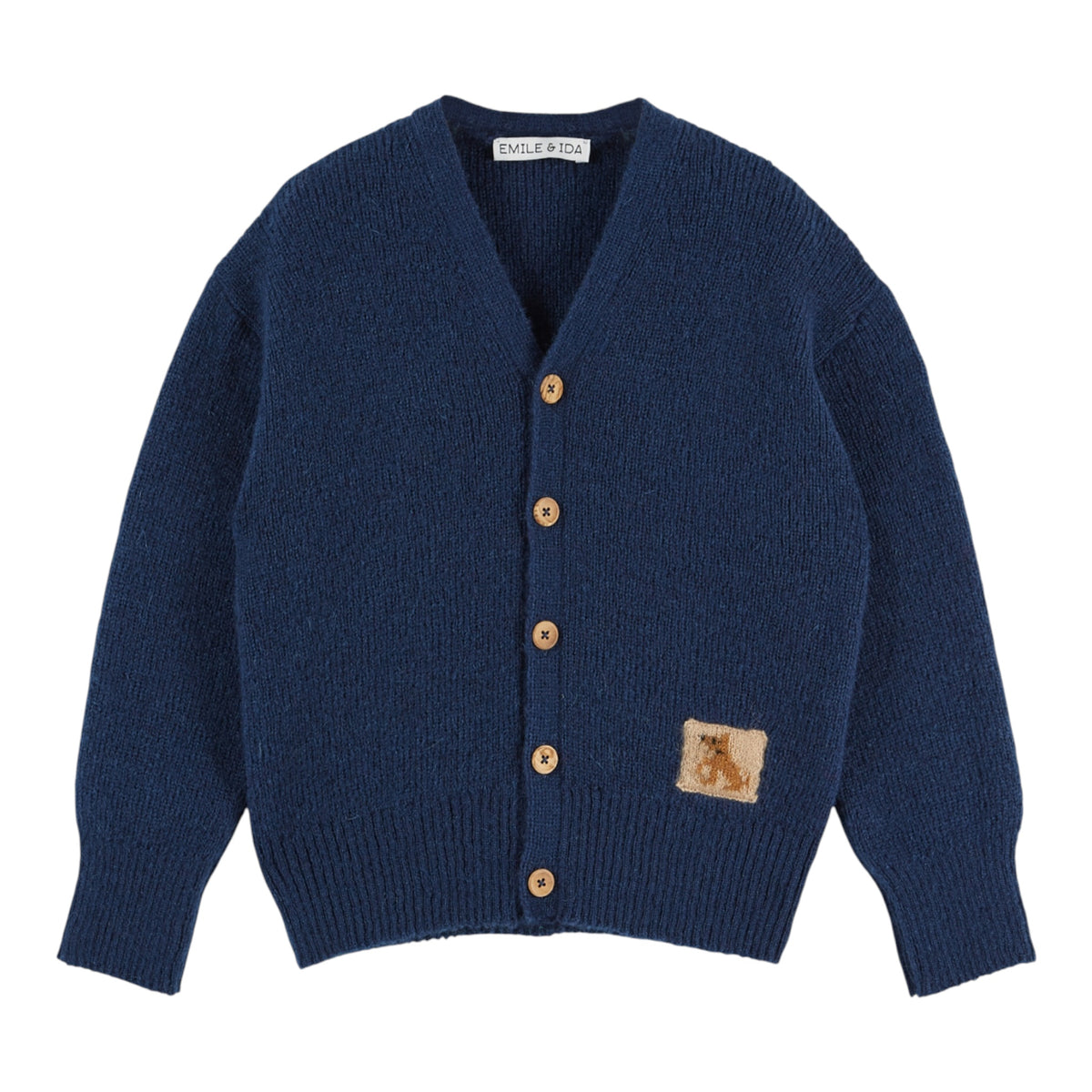 Cardigan von Emile et Ida, 3-6 Jahre, Farbe: nachtblau