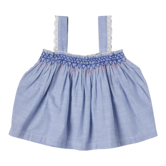 Top von Bonheur du jour Paris, Gr. 2-10 Jahre, Farbe: blau gestreift