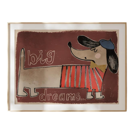 Poster Dackel von Studio Loco