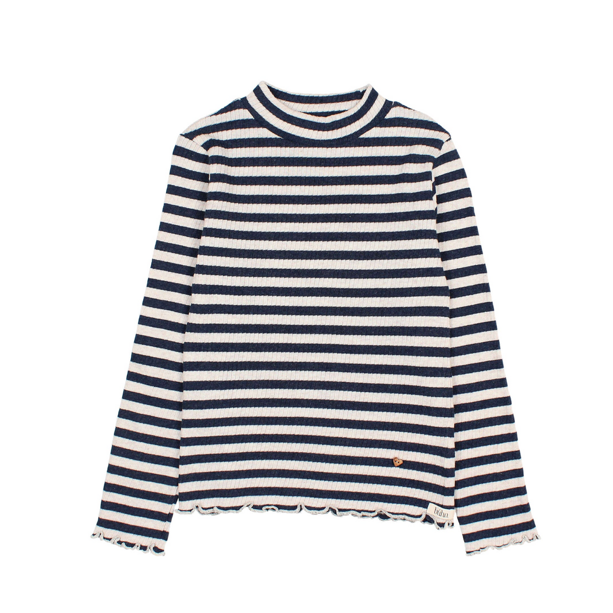 Camiseta de rayas, tallas: 4+6 años, color: azul marino