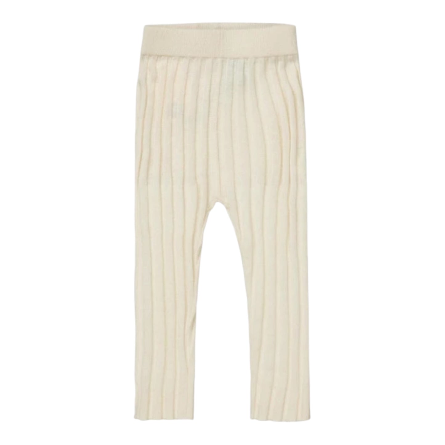 Ribbed leggings from Fub made of 100% organic cotton, sizes 62-92, color: ecru