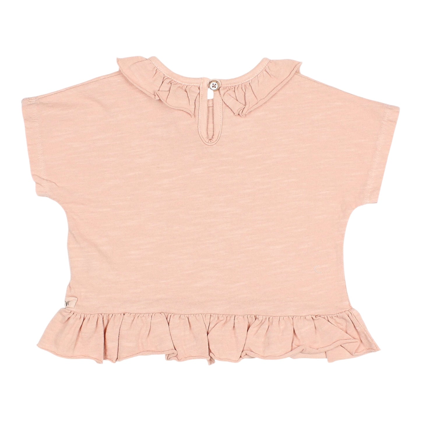 T-Shirt mit Rüschen von Búho, Gr. 6-24 Monate, Farbe: rosé