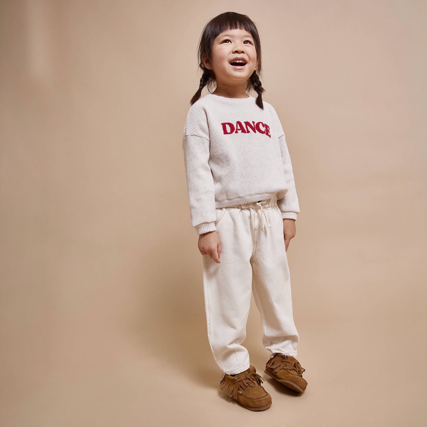 Twill Mädchen Hose von Búho 3-6 Jahre, Farbe: rose