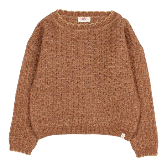 Girly Jumper von Búho, 3-6 Jahre, Farbe: cookie