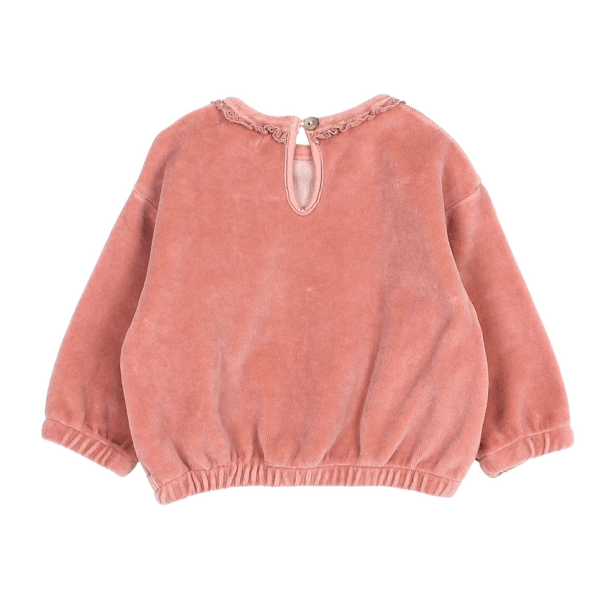 Velvet Sweatshirt von Búho, 6-24 Monate, Farbe: peony