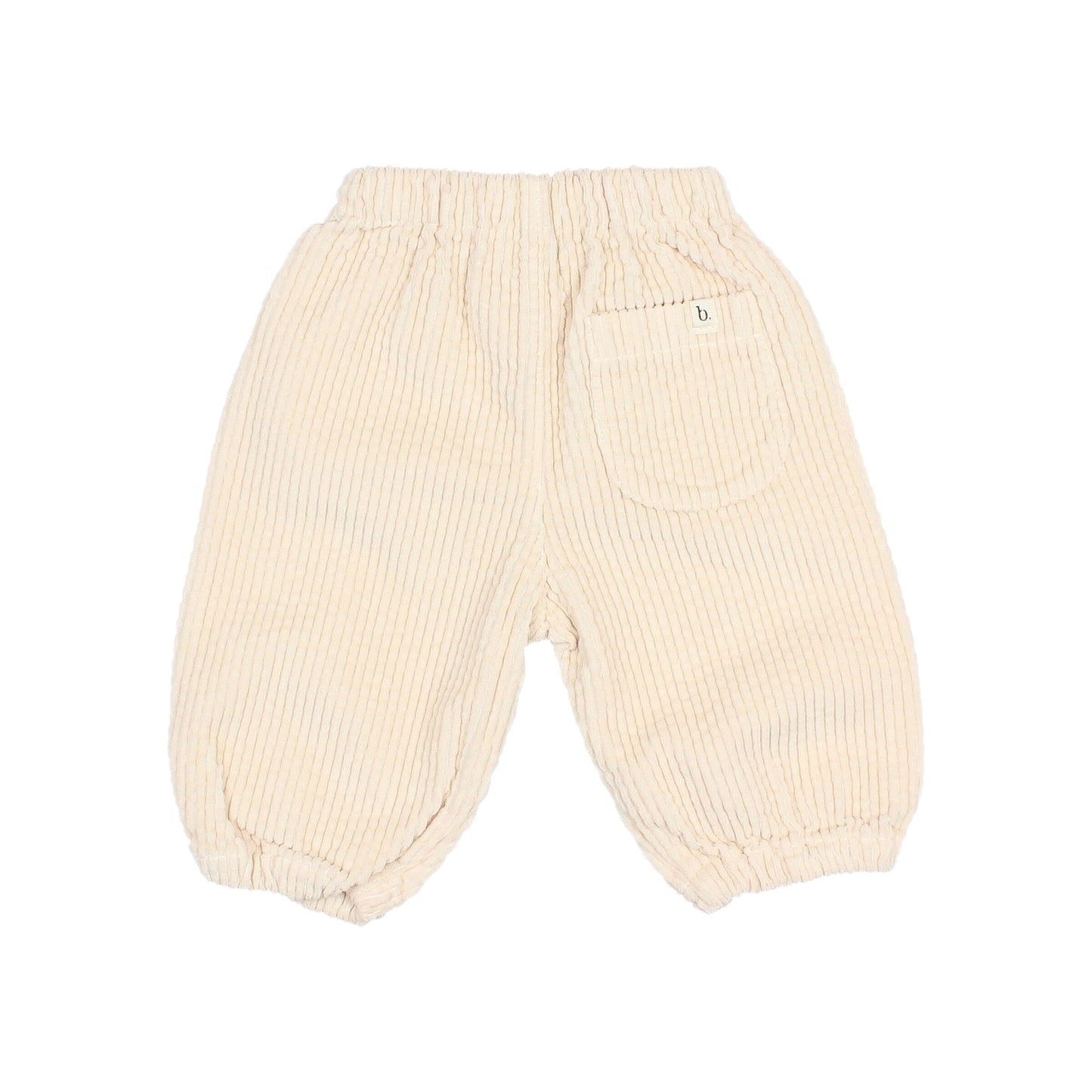 Pantalón de pana de Búho, talla 3-24 meses, color marfil