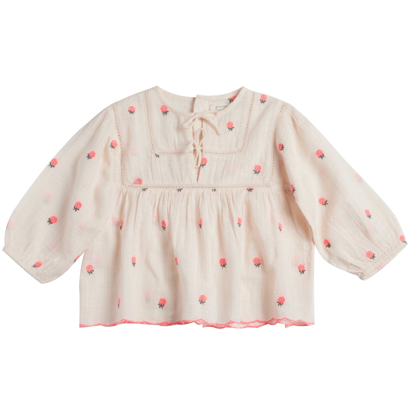 Bluse Carolin von Bonheur du jour Paris  2-6 Jahre, Farbe: rose petale