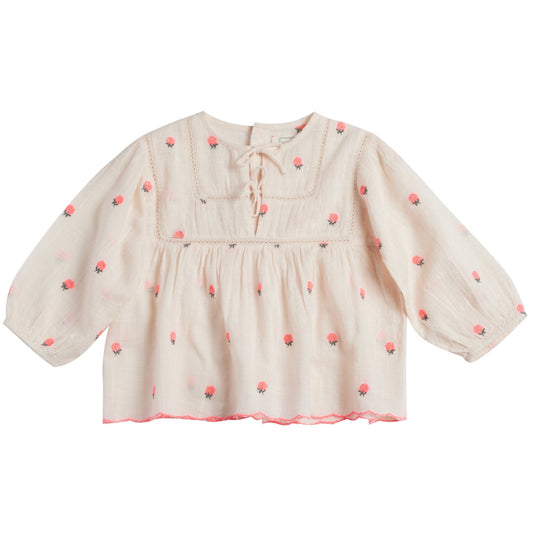 Bluse Carolin von Bonheur du jour Paris  2-6 Jahre, Farbe: rose petale