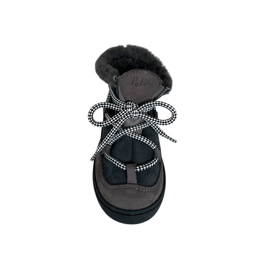 Lambskin boots by Pépé, size 23-30, color: anthracite