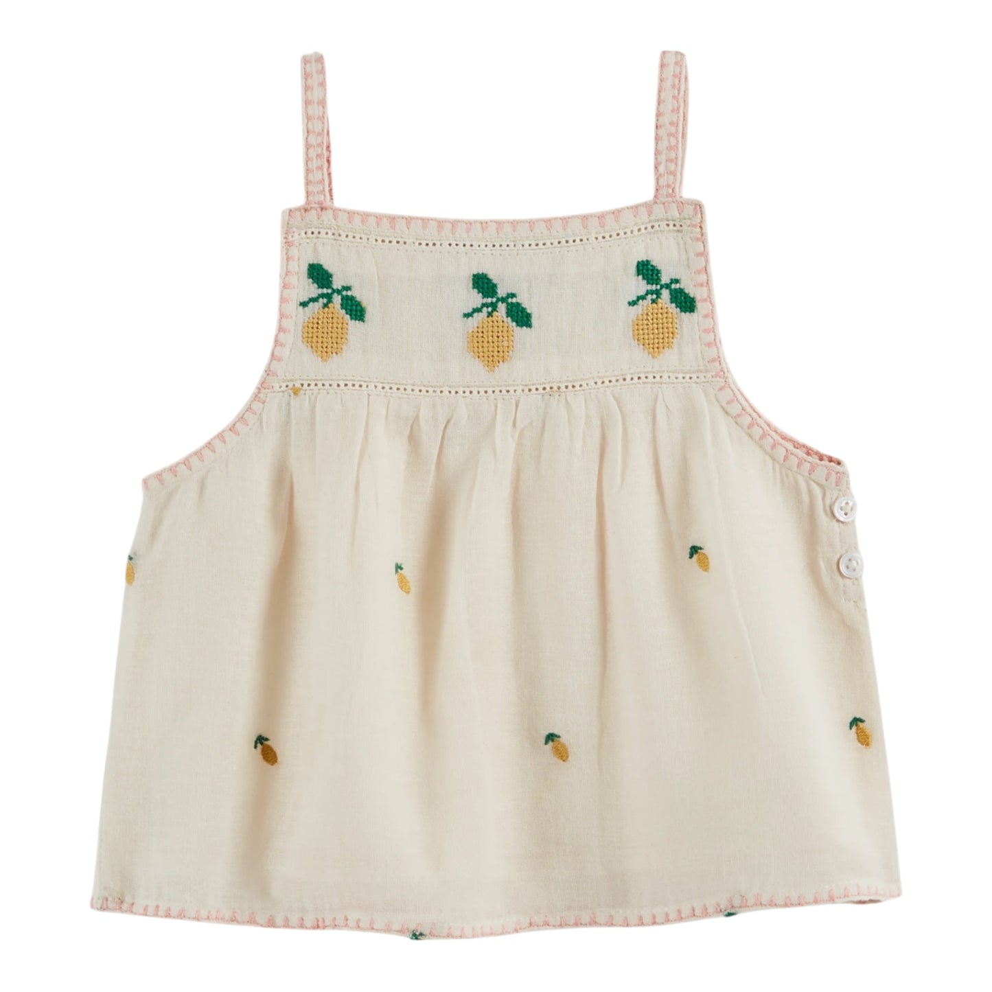 Top von Emile et Ida, Gr. 9-24 Monate, Farbe: creme