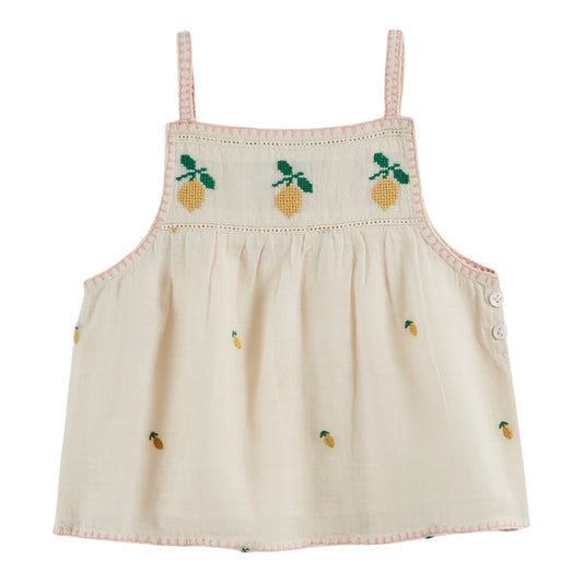 Top von Emile et Ida, Gr. 9-24 Monate, Farbe: creme