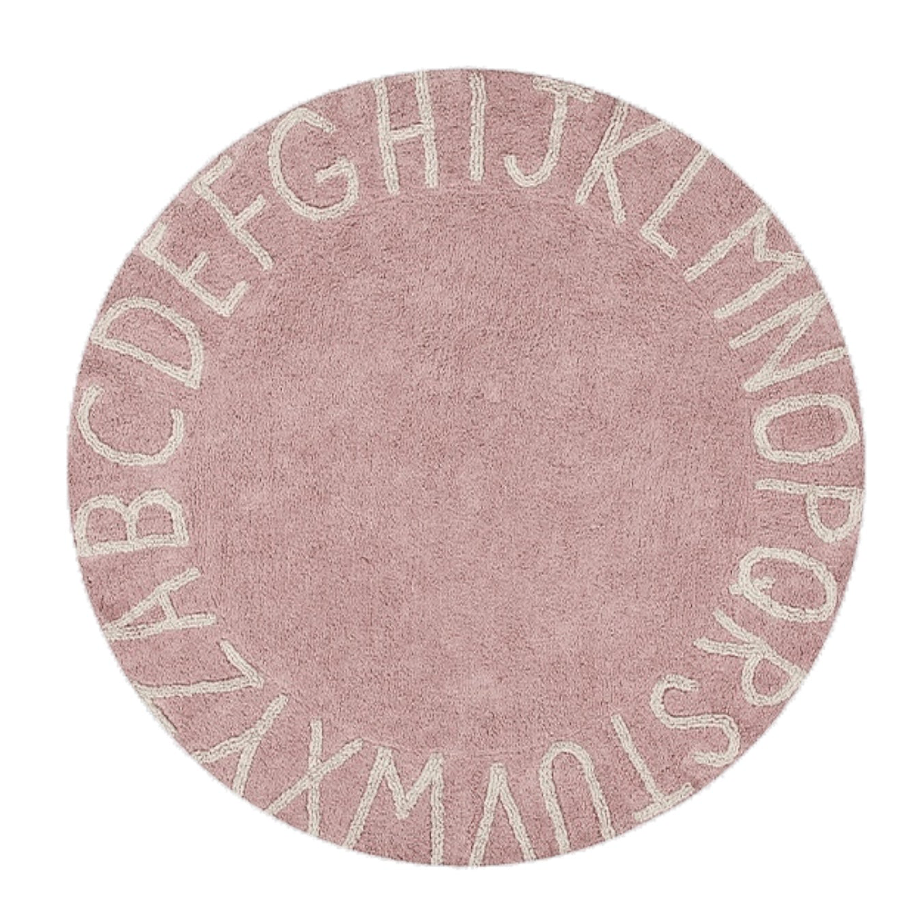 Alfombra lavable ABC de Lorena Canals, color nude vintage
