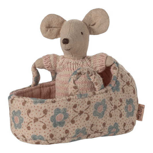 Babymaus in Tragetasche Rosa von Maileg