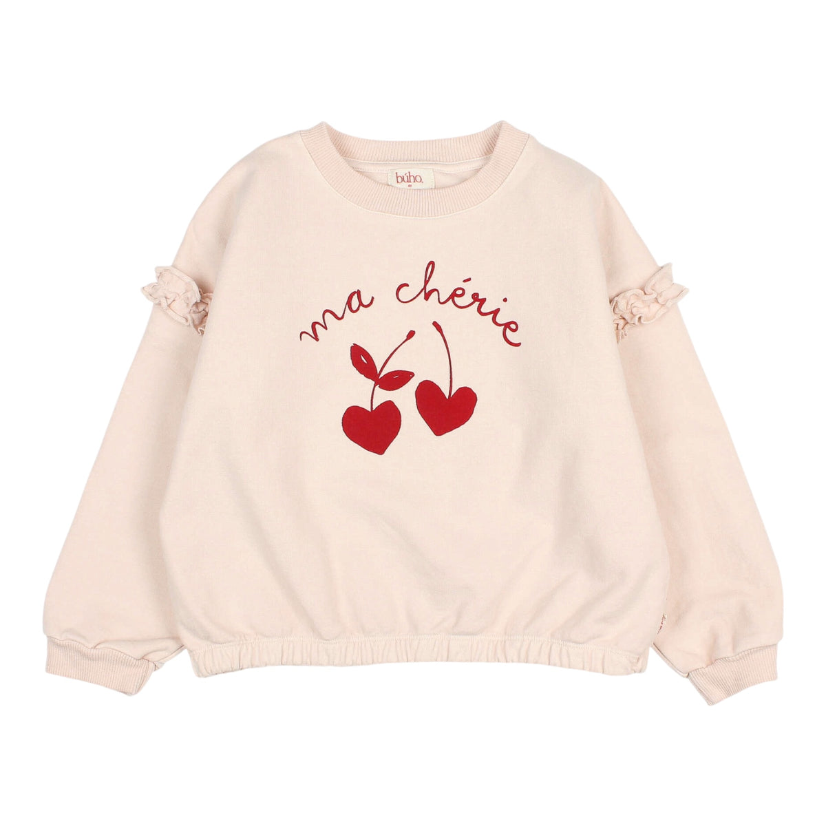 Chérie Sweatshirt von Búho, 3-6 Jahre, Farbe: cream pink