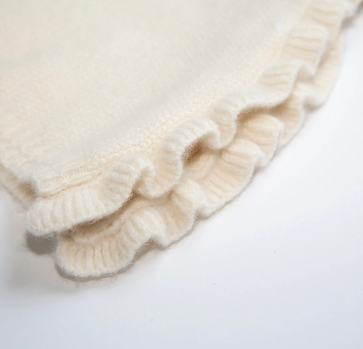 Cashmere vest by Papa Lobster, sizes 86-176, color: off white